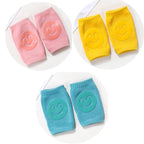3 Knee‑Pad Socks for Babies – Cushioned Knee Support, Anti‑Slip Design, Ideal for Crawling & First Steps