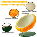 Durian Cat Bed & Scratcher – Multi‑Use Comfort, Sisal Pad + Hideaway, Perfect for Rest & Play