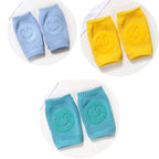 3 Knee‑Pad Socks for Babies – Cushioned Knee Support, Anti‑Slip Design, Ideal for Crawling & First Steps