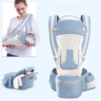 Ergonomic Baby Hipseat Carrier – Comfortable Weight Support, 3‑in‑1 Design, For Daily Hands‑Free Carrying