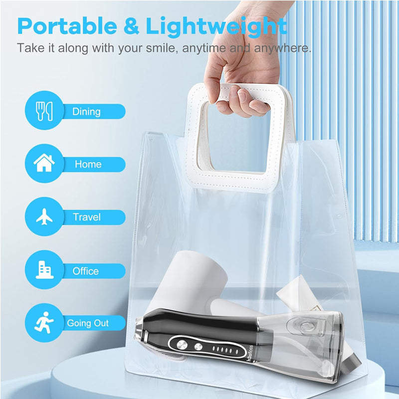 AquaPulse Oral Irrigator – Powerful 5‑Mode Cleaning, IPX7 Waterproof, Travel‑Ready Teeth Care