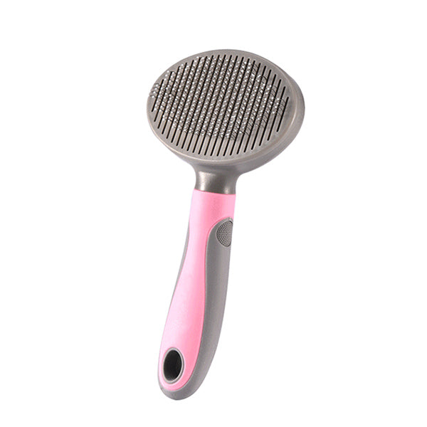 Pet Steel Needle Brush – Tangle‑Free Grooming, Soft‑Tip Steel Bristles, For Shedding‑Prone Pets