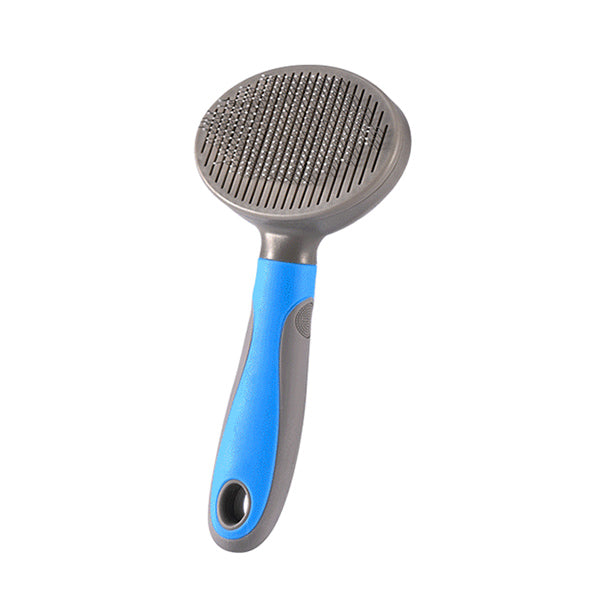 Pet Steel Needle Brush – Tangle‑Free Grooming, Soft‑Tip Steel Bristles, For Shedding‑Prone Pets