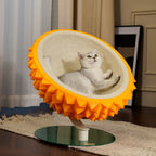 Durian Cat Bed & Scratcher – Multi‑Use Comfort, Sisal Pad + Hideaway, Perfect for Rest & Play