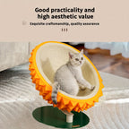 Durian Cat Bed & Scratcher – Multi‑Use Comfort, Sisal Pad + Hideaway, Perfect for Rest & Play