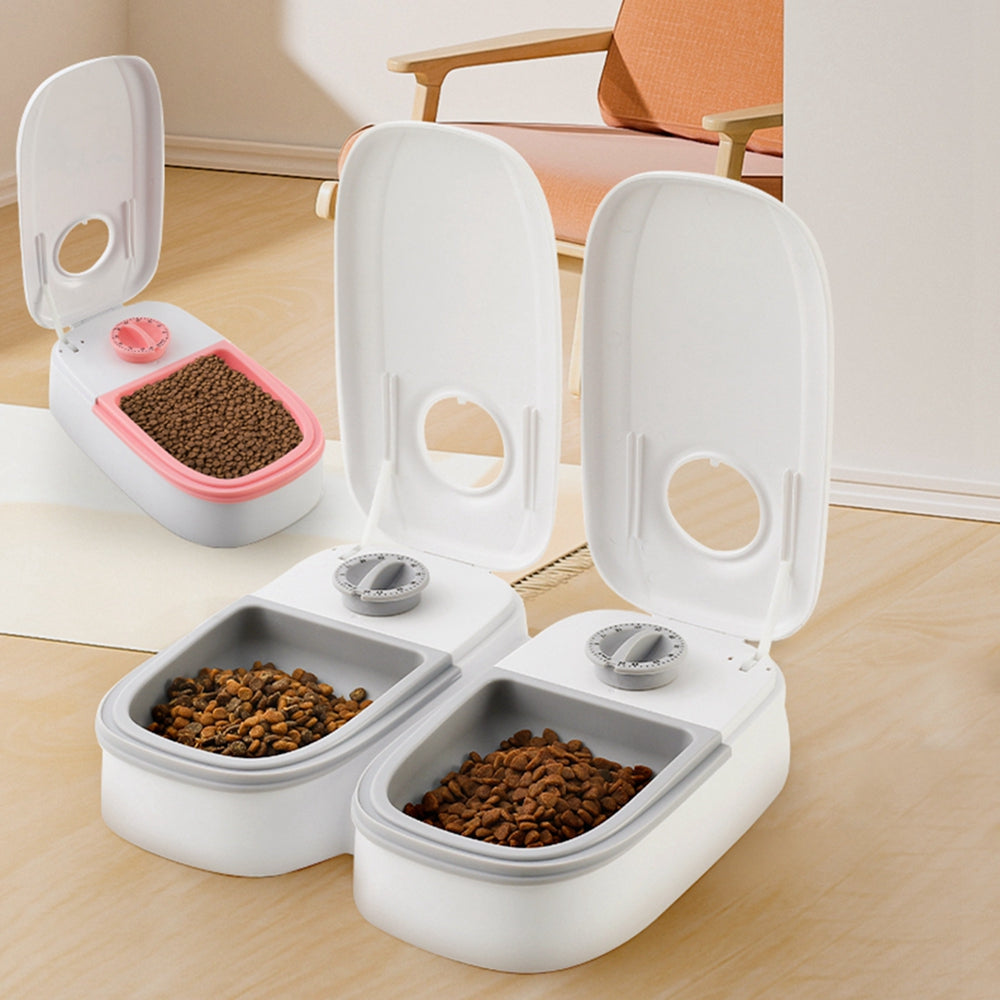 Smart Auto Pet Feeder – Timed Meals, Fresh‑Keep Design, Perfect for Busy Cat & Dog Owners