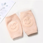 3 Knee‑Pad Socks for Babies – Cushioned Knee Support, Anti‑Slip Design, Ideal for Crawling & First Steps