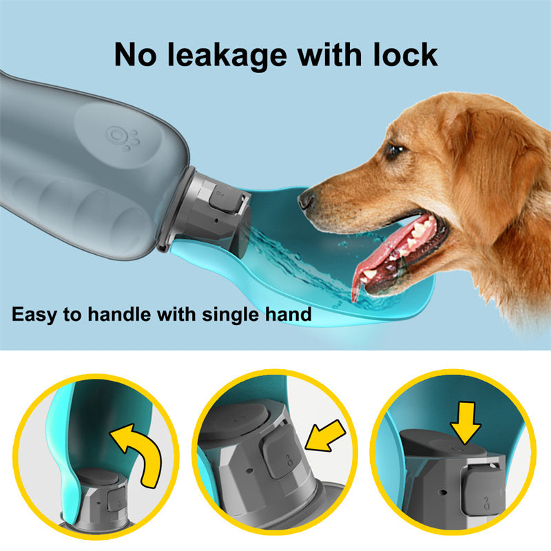 FetchFlow Foldable Dog Water Bottle