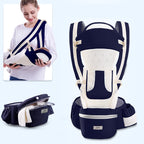 Ergonomic Baby Hipseat Carrier – Comfortable Weight Support, 3‑in‑1 Design, For Daily Hands‑Free Carrying
