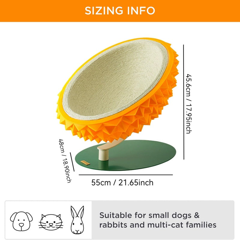 3‑in‑1 Durian Cat Pod – Bed, House & Scratcher
