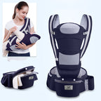 Ergonomic Baby Hipseat Carrier – Comfortable Weight Support, 3‑in‑1 Design, For Daily Hands‑Free Carrying