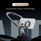 Magnetic Phone Neck Holder – Quick‑Release MagSafe, Adjustable Silicone Frame, Ideal for Travel, Streaming & On‑the‑Go Use