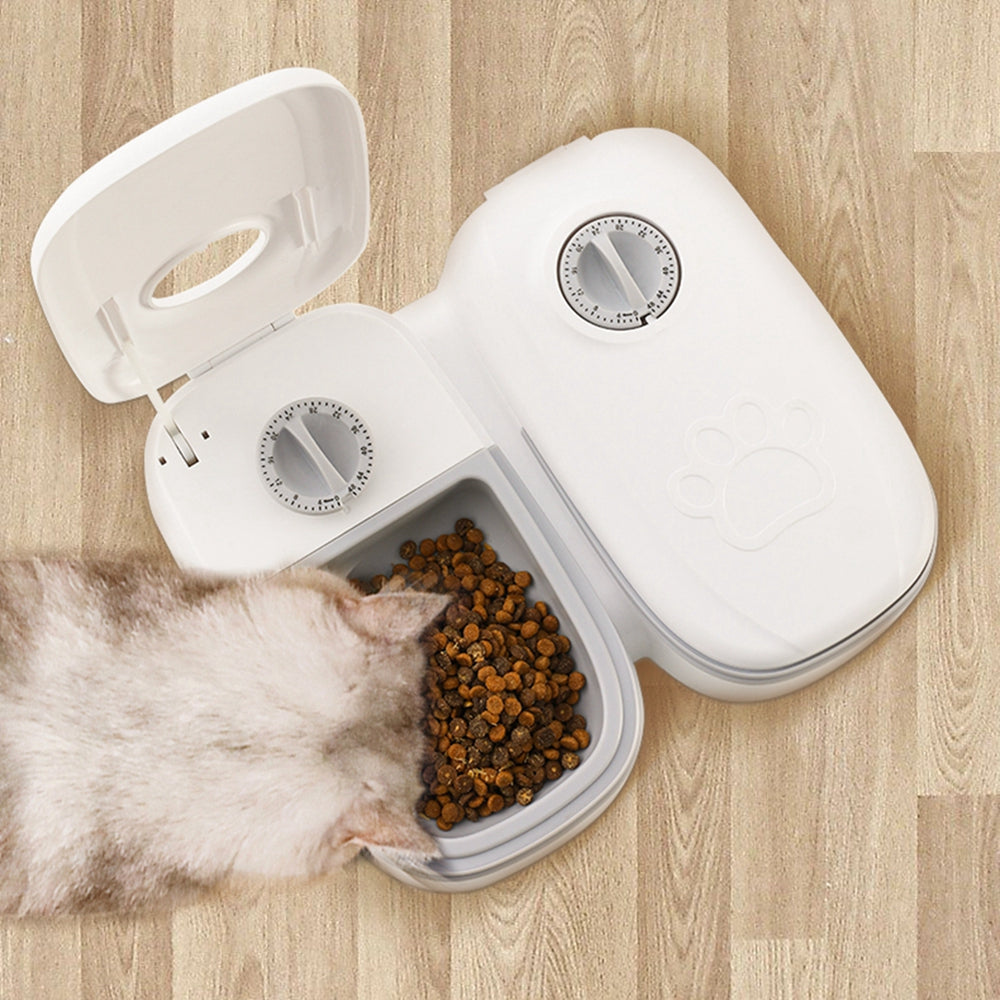 Smart Auto Pet Feeder – Timed Meals, Fresh‑Keep Design, Perfect for Busy Cat & Dog Owners