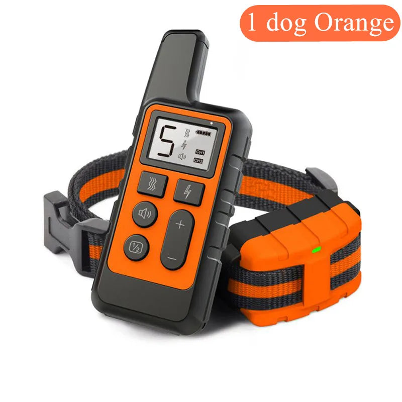 500m Waterproof Dog Training Collar – Remote & Rechargeable