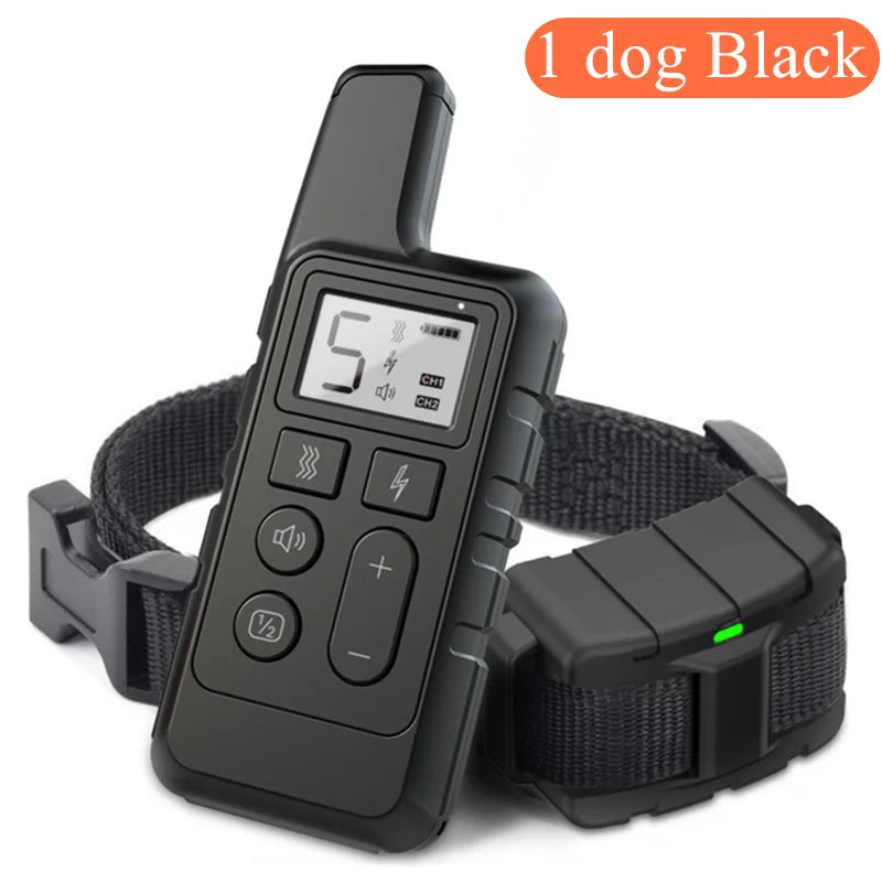 500m Waterproof Dog Training Collar – Remote & Rechargeable