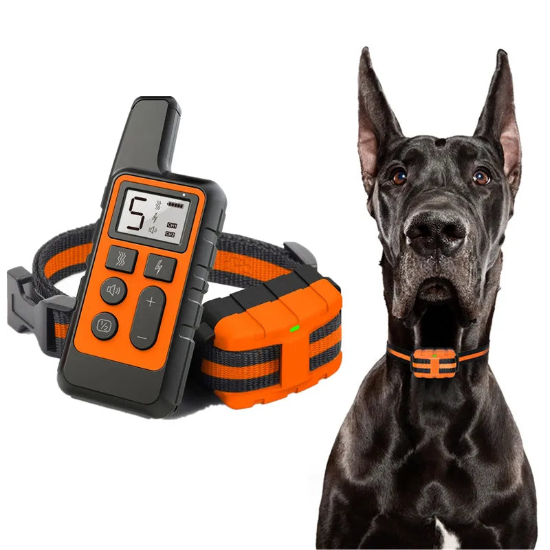 500m Waterproof Dog Training Collar – Remote & Rechargeable