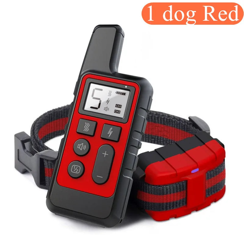 500m Waterproof Dog Training Collar – Remote & Rechargeable