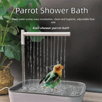 AutoFlow Bird Bath – USB Circulating Water Fountain, Quiet Motor, Perfect for Parrots & Small Birds