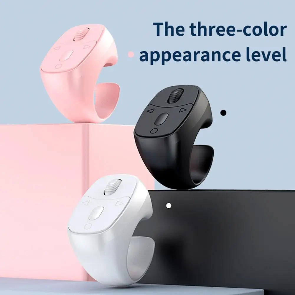 Smart Scroll Wheel – 360° Hands‑Free Bluetooth Control, Smooth Page Turning, Ideal for E‑Books & Videos