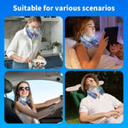 The original JKUOO Neck Fan – Hands‑Free Cooling, Bladeless Design, 4 Ice Plates, Perfect for Summer Heat