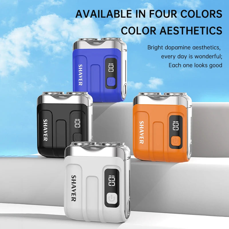 Portable Electric Shaver – Powerful Dual‑Blade Precision, USB Rechargeable, Great for Travel & Daily Touch‑Ups