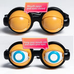 Crazy Blink Frog‑Eye Glasses – Wacky Moving Eyes, Lightweight Design, Ideal for Kids & Costume Fun