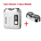 Portable Electric Shaver – Powerful Dual‑Blade Precision, USB Rechargeable, Great for Travel & Daily Touch‑Ups
