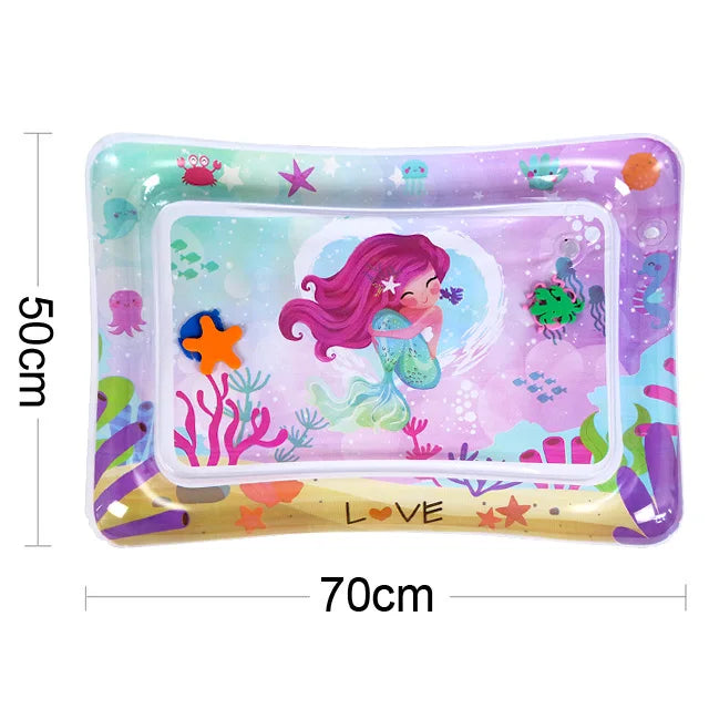 Baby Water Play Mat – Fun Tummy‑Time Support, Soft Inflatable Cushion, For Infants & Toddlers