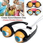 Crazy Blink Frog‑Eye Glasses – Wacky Moving Eyes, Lightweight Design, Ideal for Kids & Costume Fun