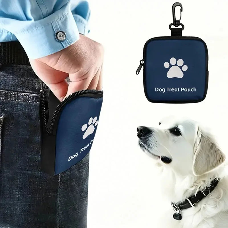 Portable Dog Treat Bag – Quick‑Access Storage, Durable Hooks, Perfect for Training