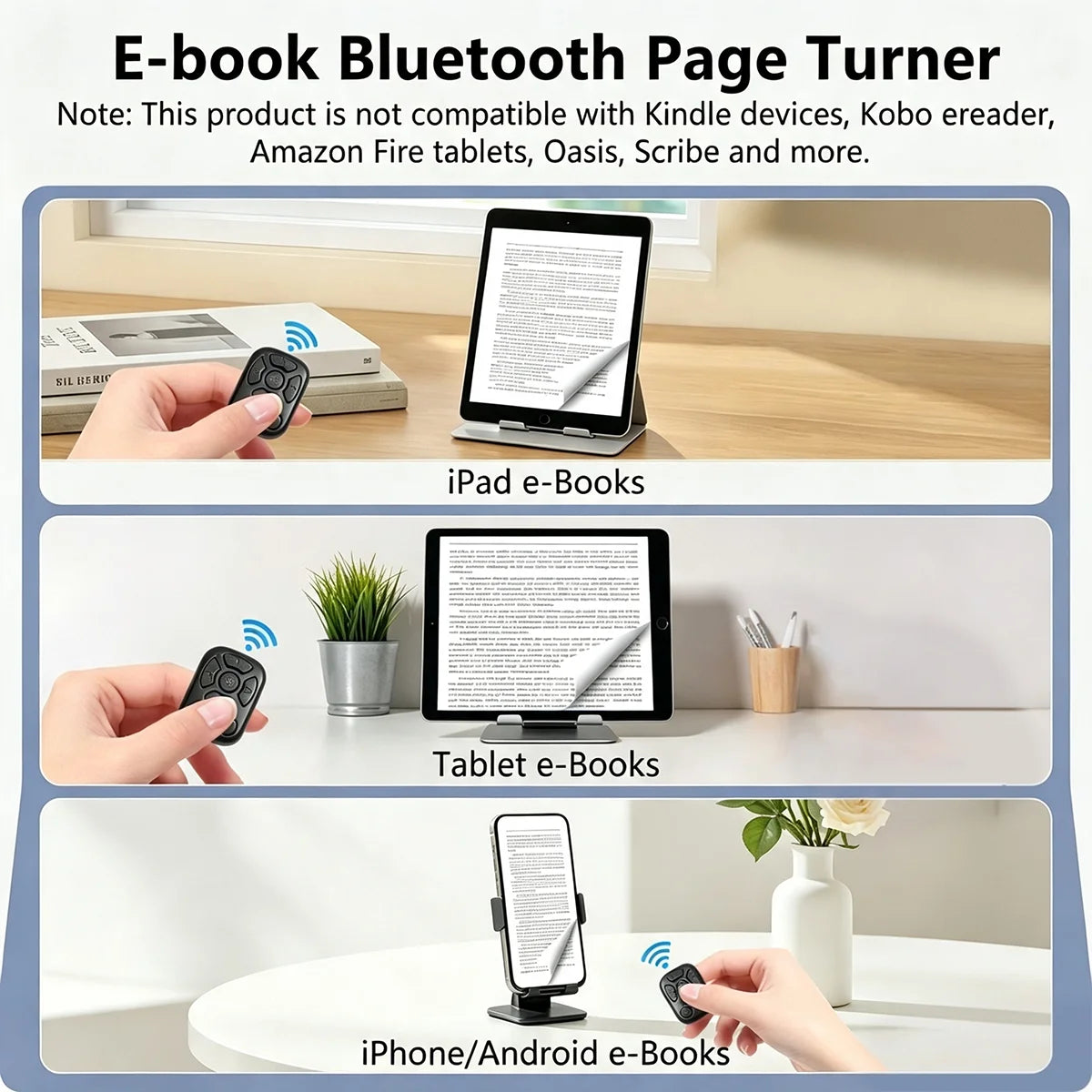 SmartScroll Ring – Hands‑Free Control for Readers & Creators