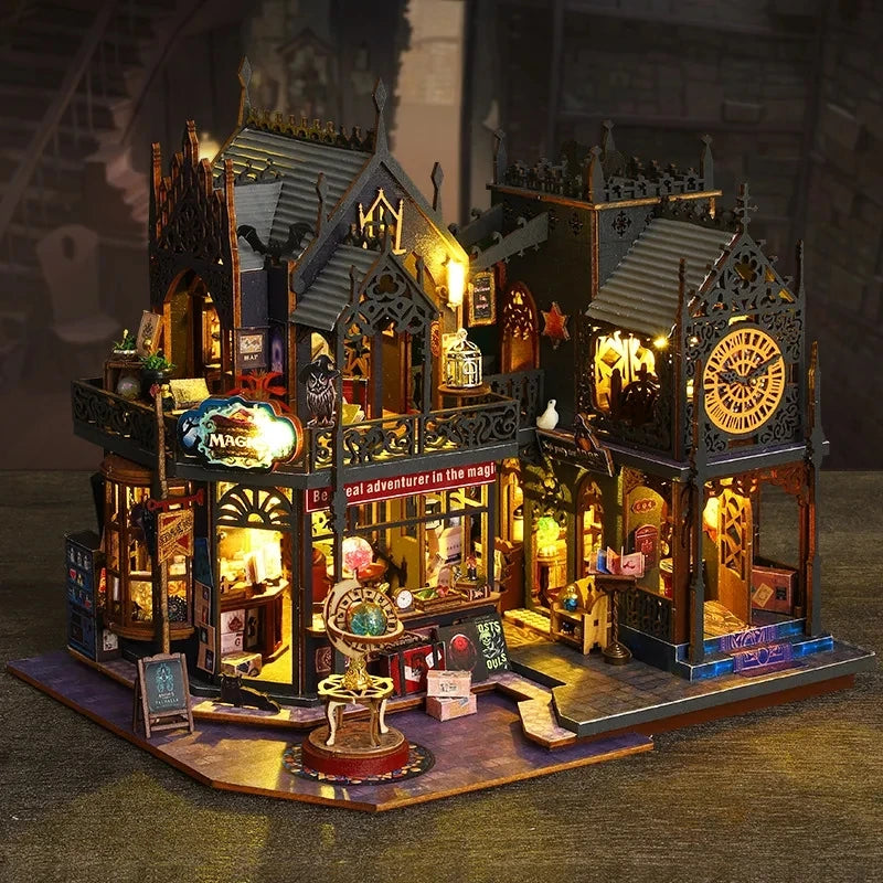 Large Wooden Dollhouse