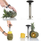 Turbo Pineapple Cutter – Quick 30‑Second Prep, Sharp Stainless Steel, Ideal for Home Kitchens