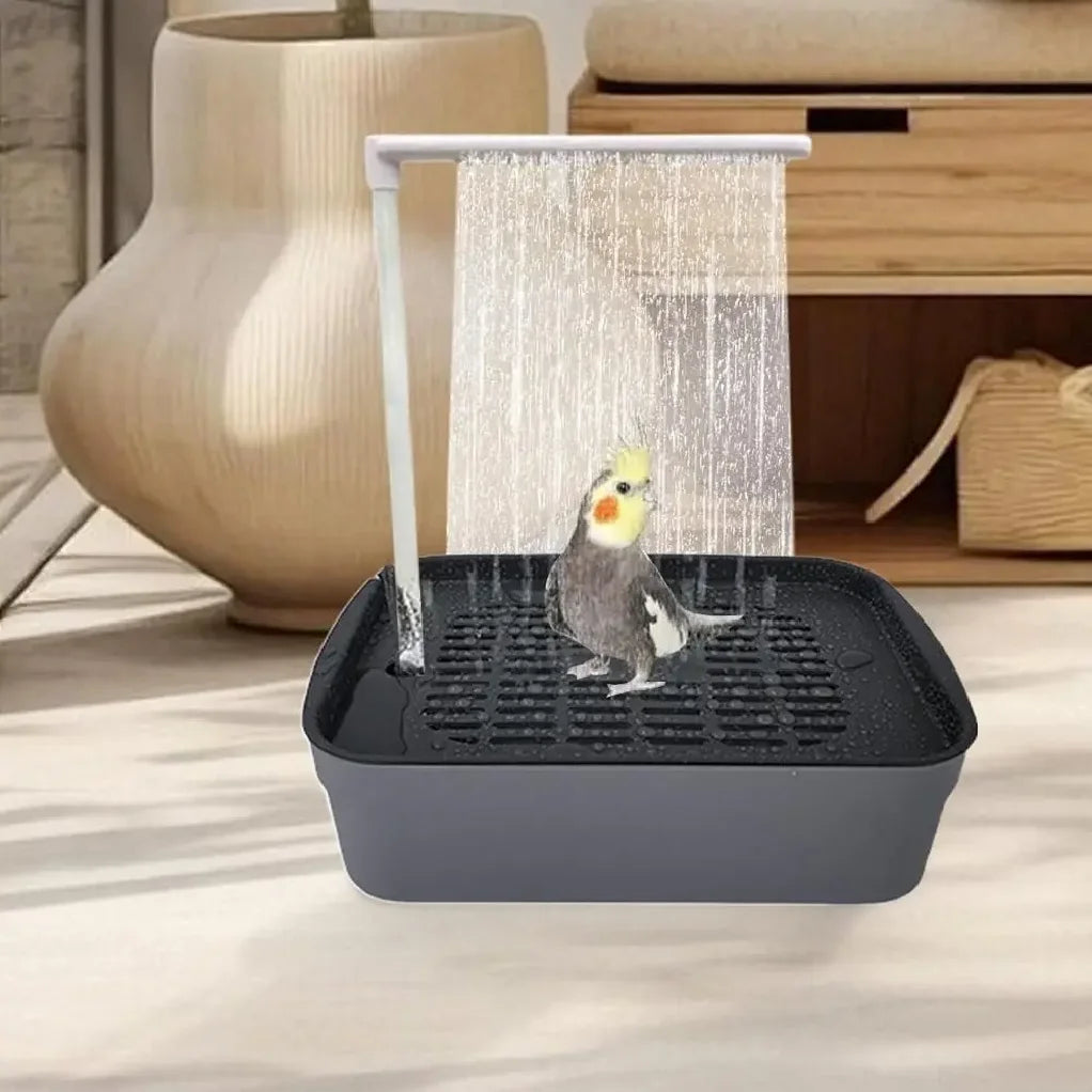 AutoFlow Bird Bath – USB Circulating Water Fountain, Quiet Motor, Perfect for Parrots & Small Birds