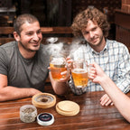 Whiskey Smoker Kit – Rich Smoky Flavor, Wooden Top + 4 Wood Chips, For Cocktails & Home Bars