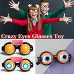 Crazy Blink Frog‑Eye Glasses – Wacky Moving Eyes, Lightweight Design, Ideal for Kids & Costume Fun