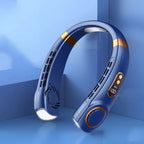 The original JKUOO Neck Fan – Hands‑Free Cooling, Bladeless Design, 4 Ice Plates, Perfect for Summer Heat