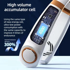 The original JKUOO Neck Fan – Hands‑Free Cooling, Bladeless Design, 4 Ice Plates, Perfect for Summer Heat