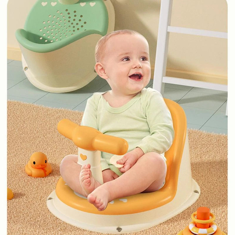Children’s Shower Seat – Safe Hands‑Free Bathing, Portable Anti‑Slip Stand, Ideal for Newborns and Toddlers