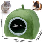 Small Animal Cozy Bed – Snug Winter Warmth, Plush Cotton Build, Ideal for Hamsters & Guinea Pigs