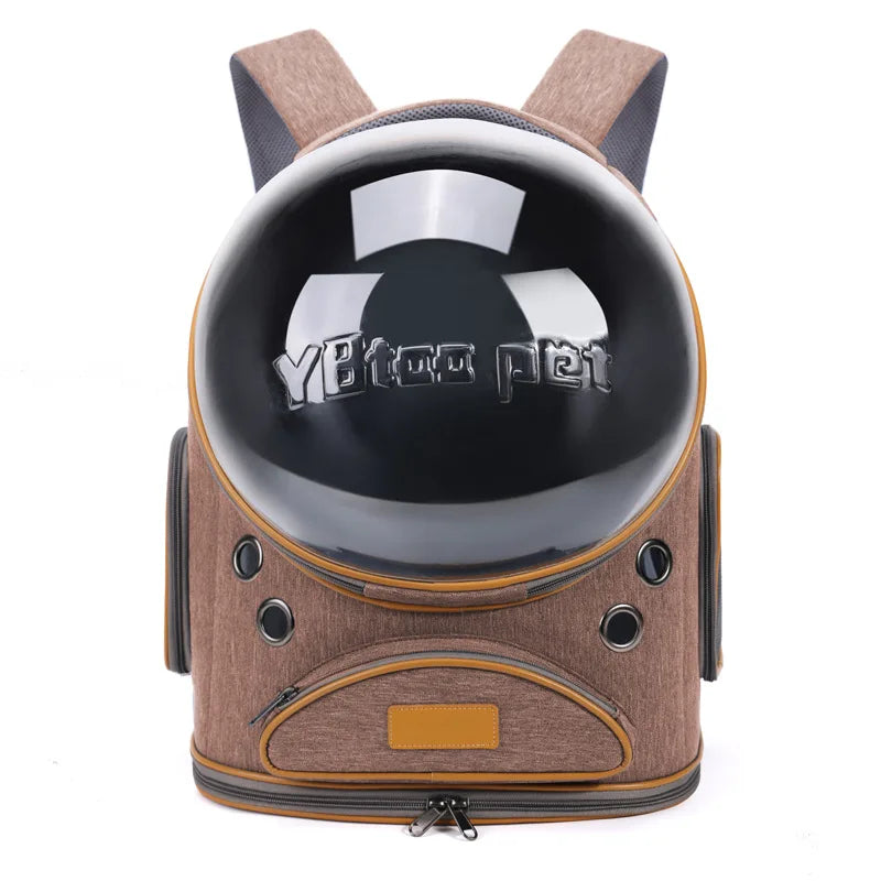 ClearView Pet Carrier – Foldable Airy Comfort, Portable Shoulder Bag for Cats on the Go