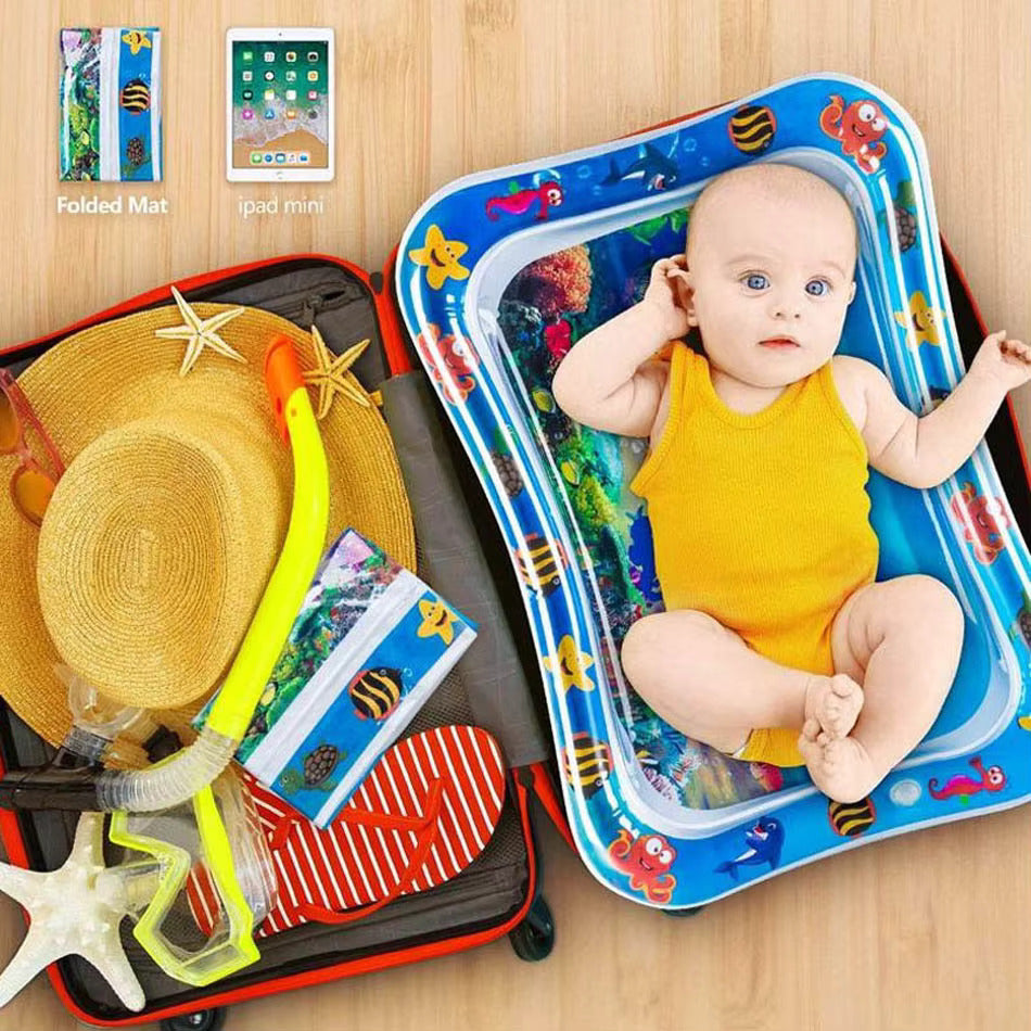 Baby Water Play Mat – Fun Tummy‑Time Support, Soft Inflatable Cushion, For Infants & Toddlers