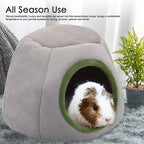 Small Animal Cozy Bed – Snug Winter Warmth, Plush Cotton Build, Ideal for Hamsters & Guinea Pigs