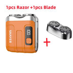 Portable Electric Shaver – Powerful Dual‑Blade Precision, USB Rechargeable, Great for Travel & Daily Touch‑Ups