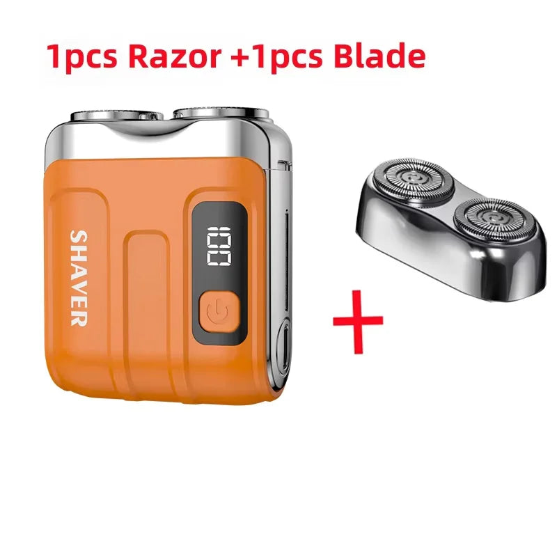 Portable Electric Shaver – Powerful Dual‑Blade Precision, USB Rechargeable, Great for Travel & Daily Touch‑Ups