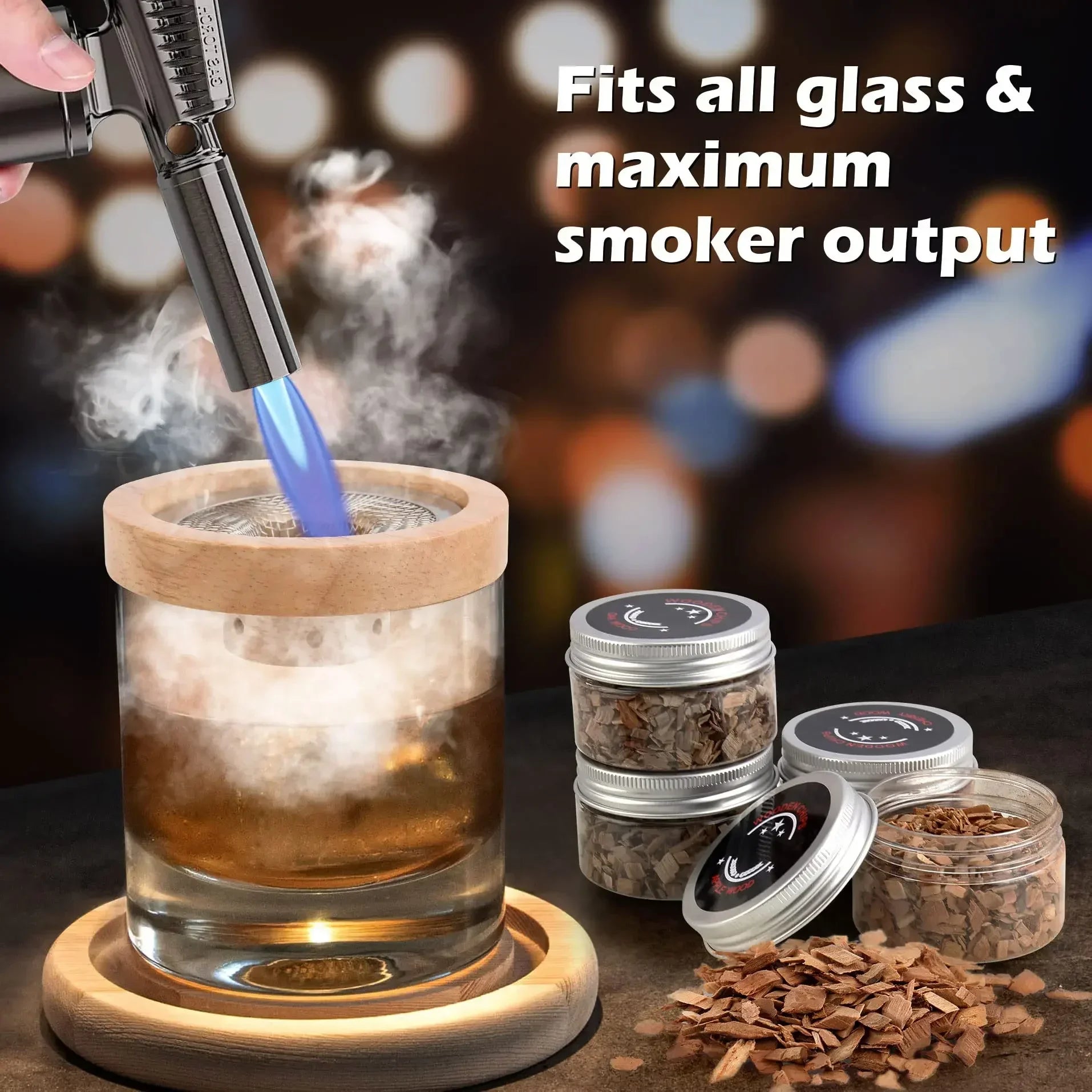 Whiskey Smoker Kit – Wooden Top