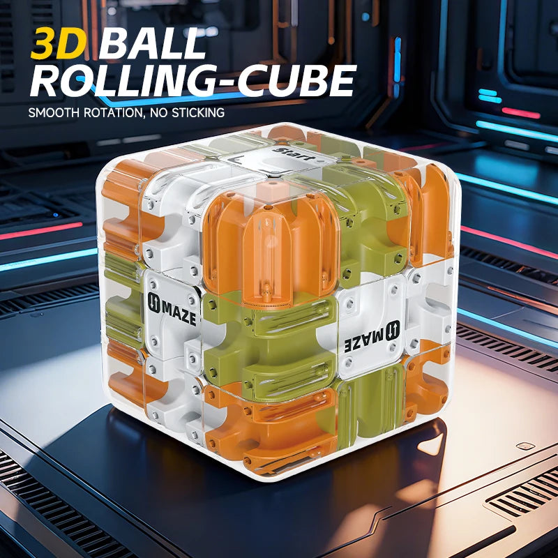 3D Logic Labyrinth Cube