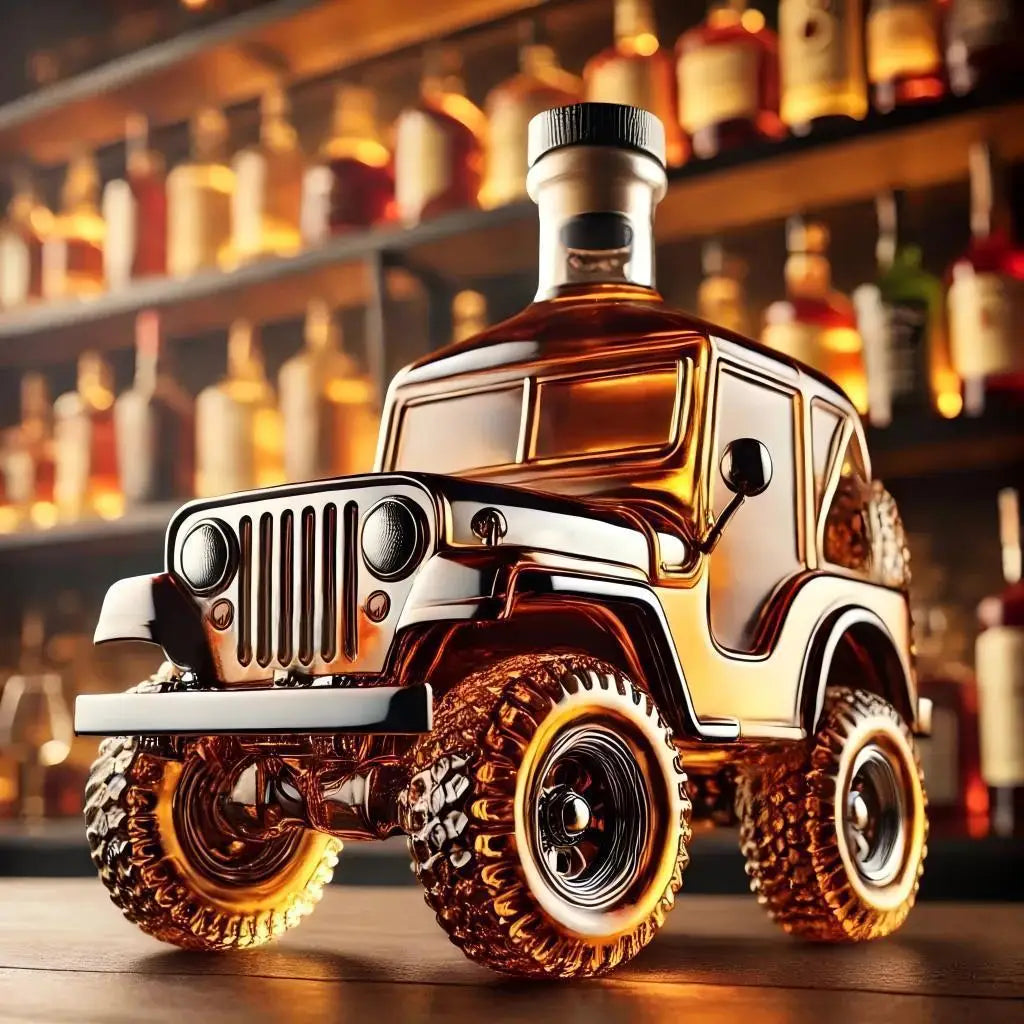 Car‑Shaped Whiskey Bottle – 350ML