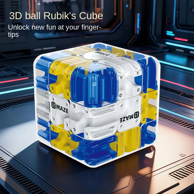 3D Logic Labyrinth Cube
