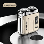 Portable Electric Shaver – Powerful Dual‑Blade Precision, USB Rechargeable, Great for Travel & Daily Touch‑Ups